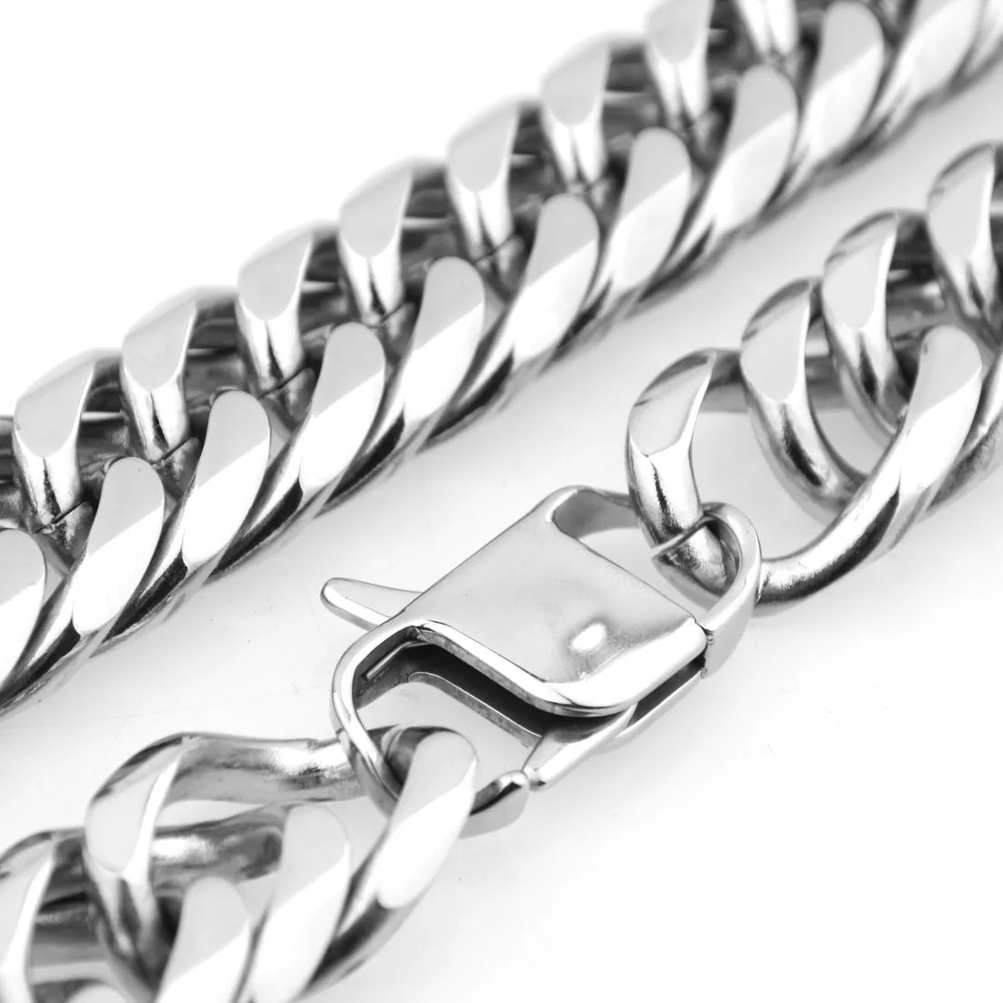 9/11/13/16/19/21MM Heavy Polished Men/Women Stainless Steel Silver/Gold Color Cuban Curb Link Chain Necklace Or Bracelet